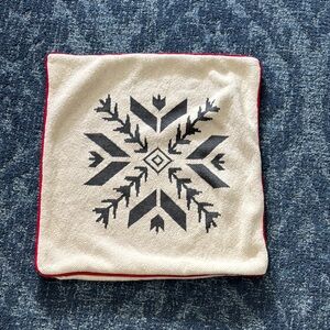 Snowflake Pattern Cushion Cover by Arhaus